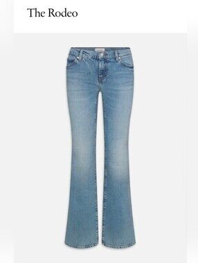 FRAME The Rodeo Jeans Spirit Size 30 NWT Low Rise Bootcut Designer Denim